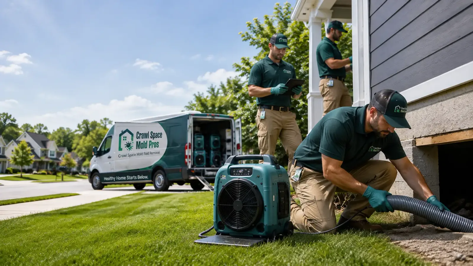 Crawl Space Mold Removal in Ukiah, OR